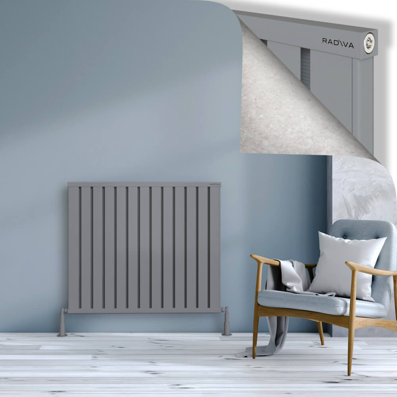 Obi Dekoratif Alüminyum Radyatör 900x1044 Gri 