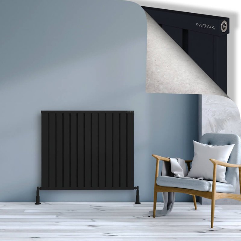 Obi Dekoratif Alüminyum Radyatör 900x1044 Siyah