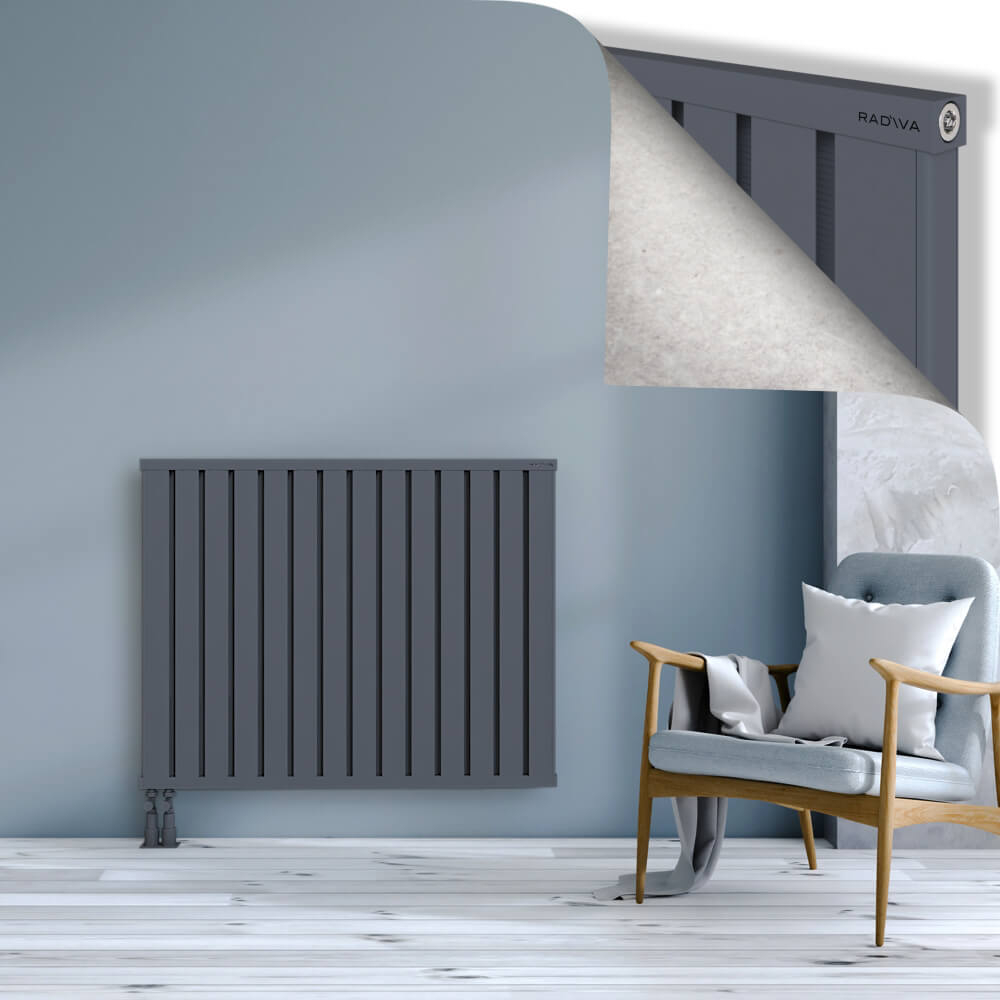 Obi Dekoratif Alüminyum Radyatör 900x1124 Antrasit - 4