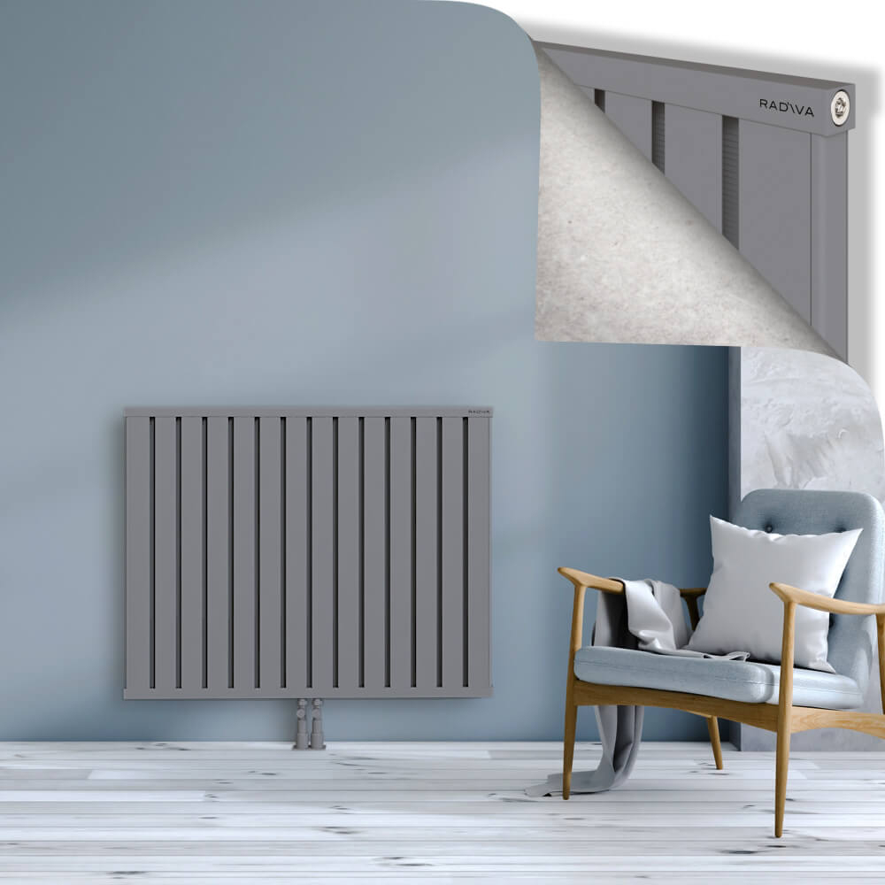 Obi Dekoratif Alüminyum Radyatör 900x1124 Gri - 2
