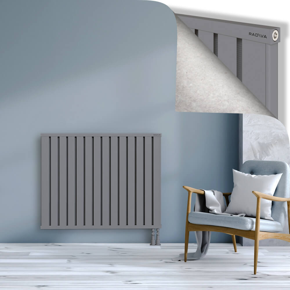 Obi Dekoratif Alüminyum Radyatör 900x1124 Gri - 3