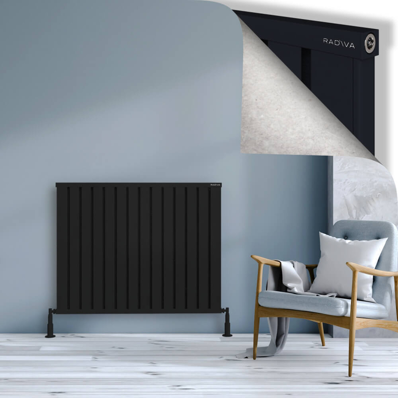 Obi Dekoratif Alüminyum Radyatör 900x1124 Siyah