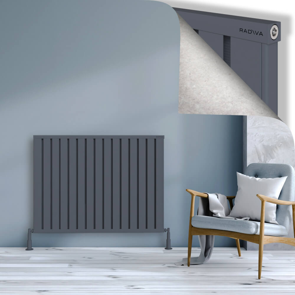 Obi Dekoratif Alüminyum Radyatör 900x1204 Antrasit - 1