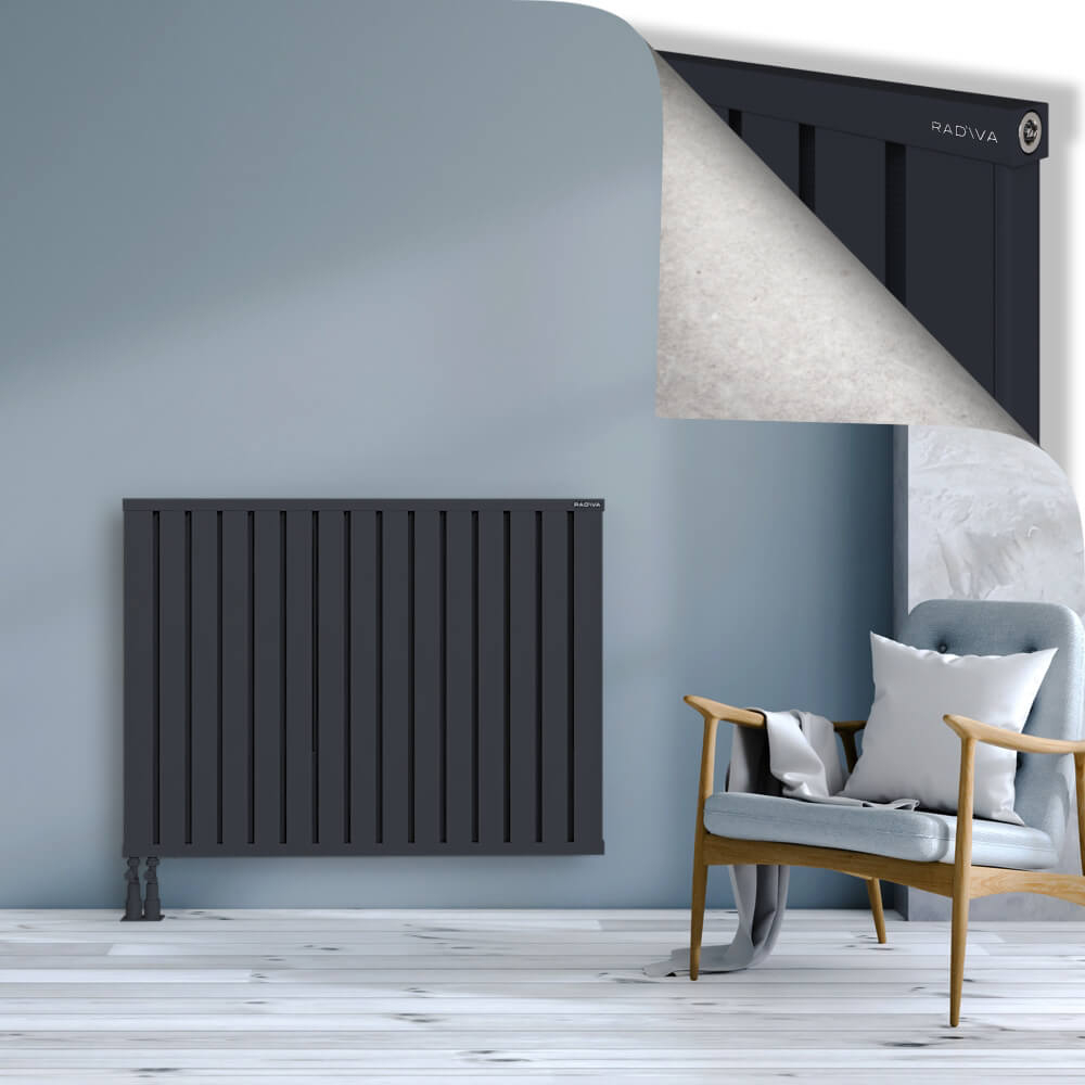 Obi Dekoratif Alüminyum Radyatör 900x1204 Koyu Antrasit - 4