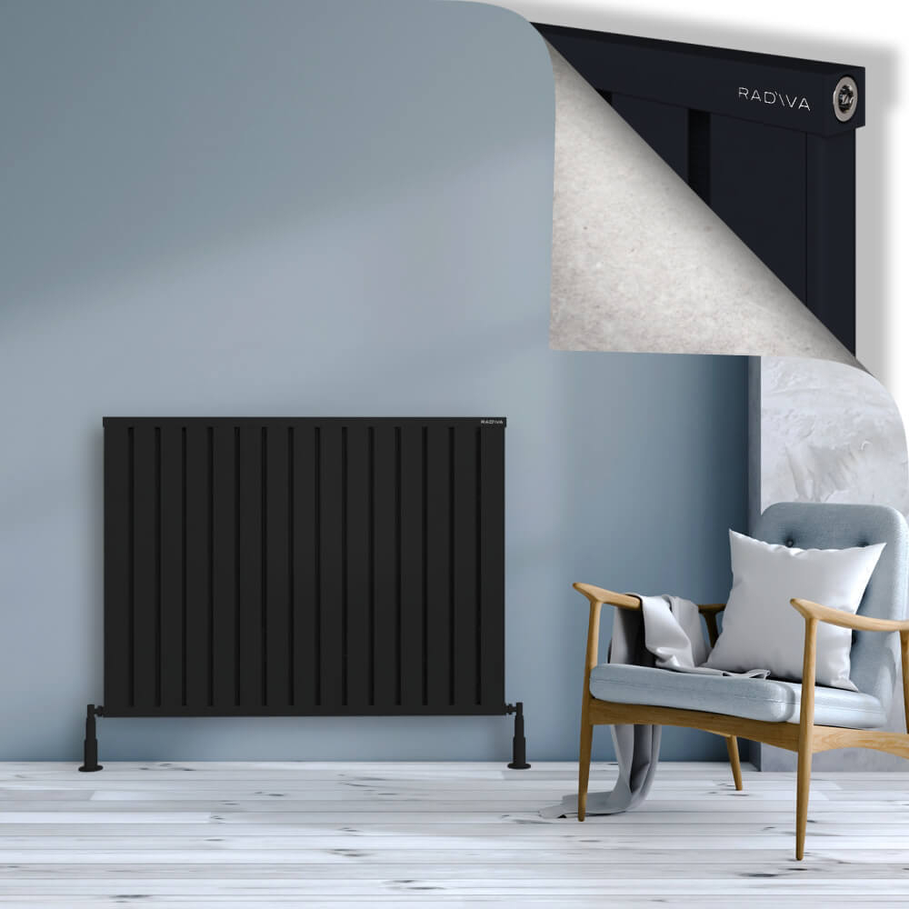 Obi Dekoratif Alüminyum Radyatör 900x1204 Siyah - 1