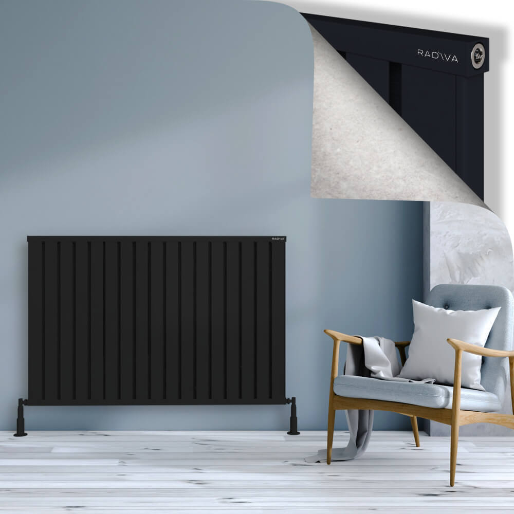 Obi Dekoratif Alüminyum Radyatör 900x1364 Siyah - 1