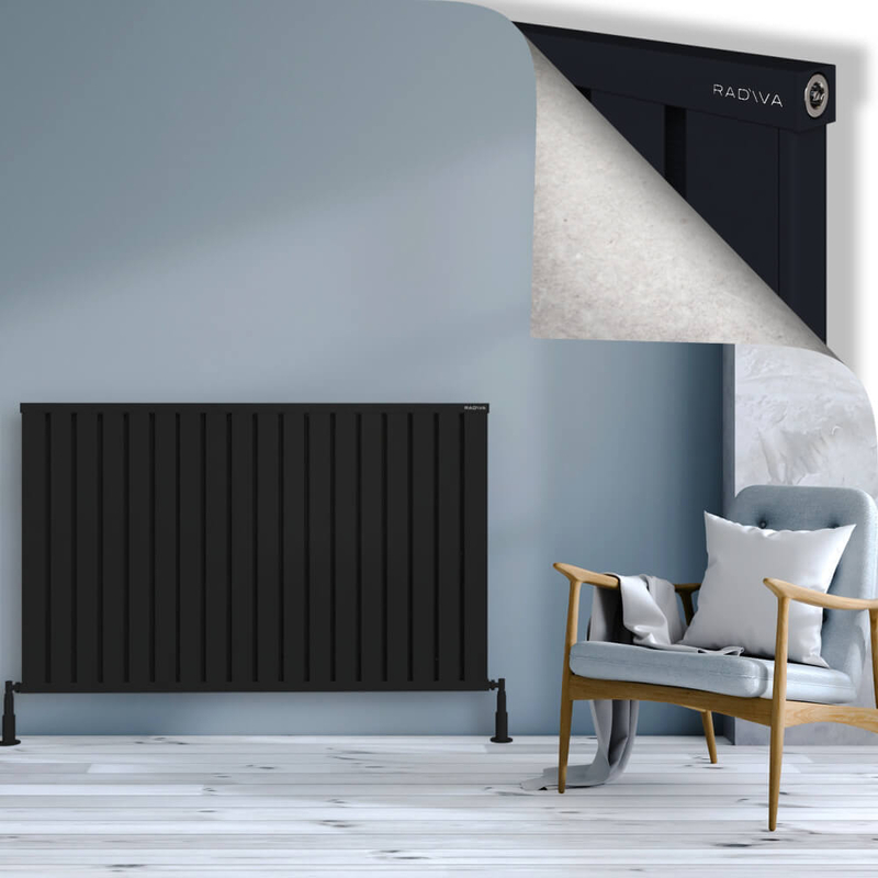 Obi Dekoratif Alüminyum Radyatör 900x1444 Siyah 