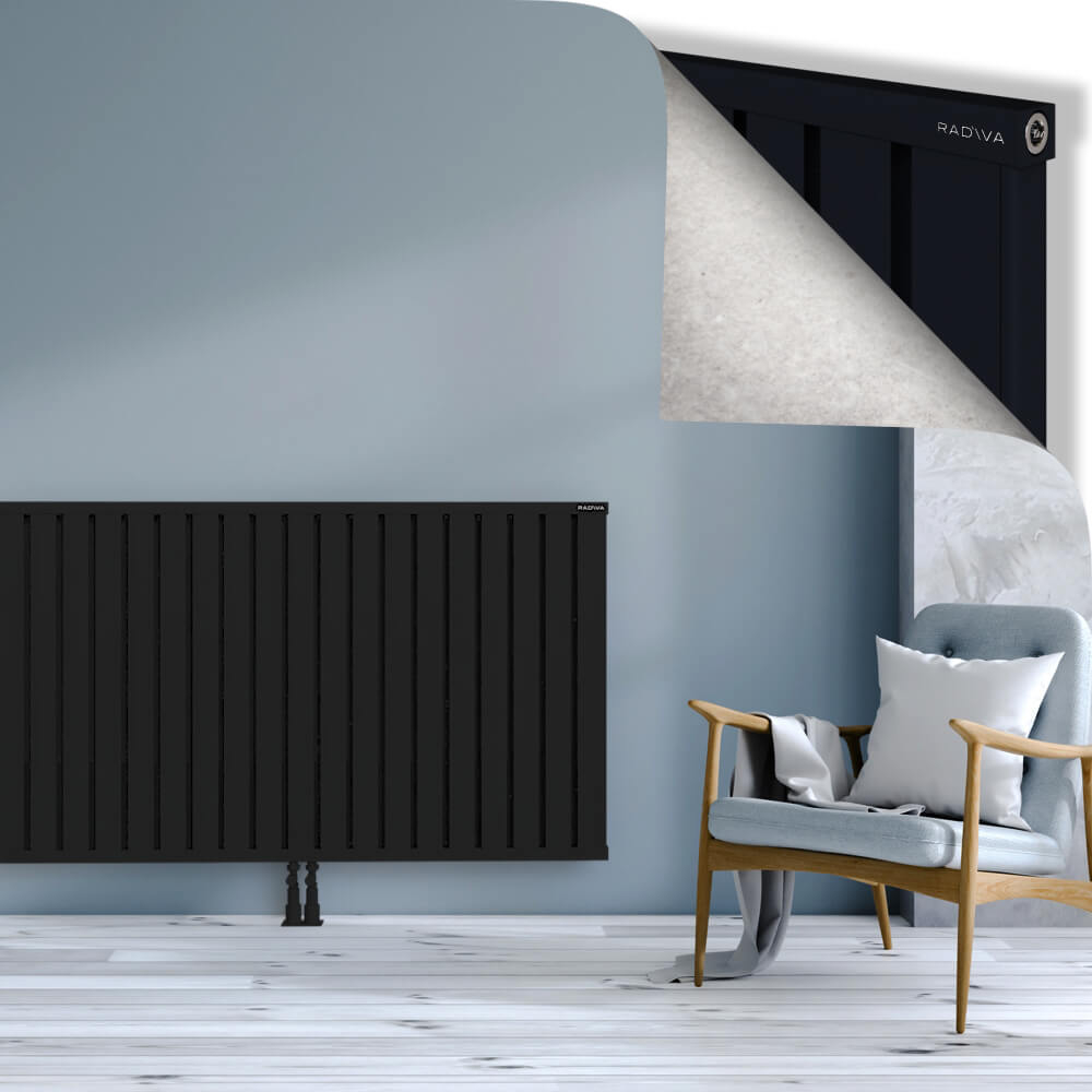 Obi Dekoratif Alüminyum Radyatör 900x1604 Siyah - 2