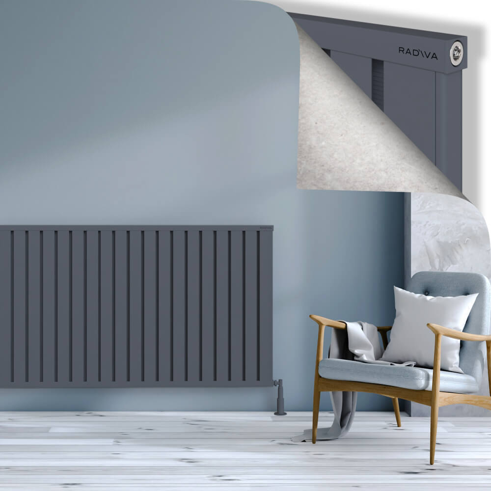 Obi Dekoratif Alüminyum Radyatör 900x1684 Antrasit - 1
