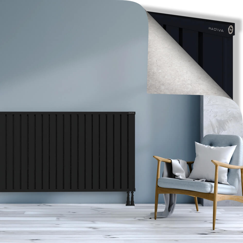 Obi Dekoratif Alüminyum Radyatör 900x2004 Siyah - 3