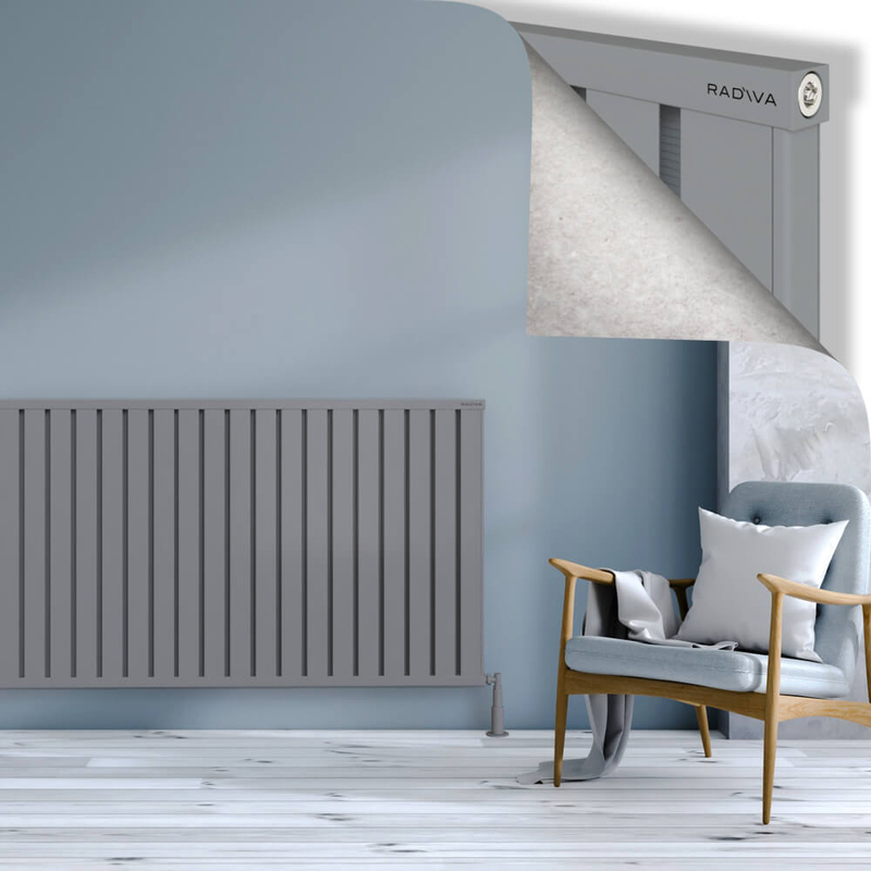 Obi Dekoratif Alüminyum Radyatör 900x2244 Gri 