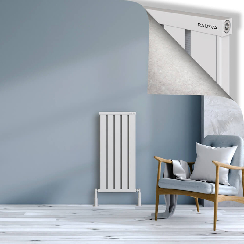 Obi Dekoratif Alüminyum Radyatör 900x404 Beyaz 