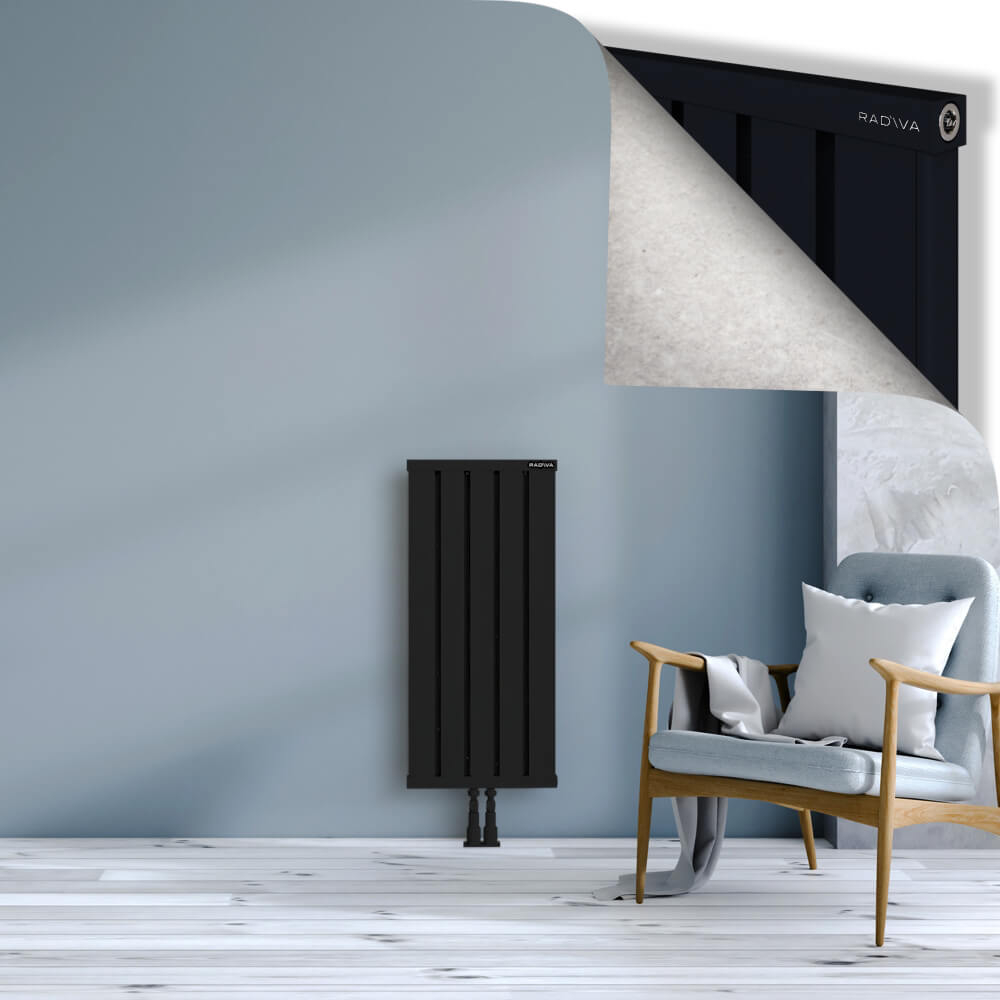 Obi Dekoratif Alüminyum Radyatör 900x404 Siyah - 2