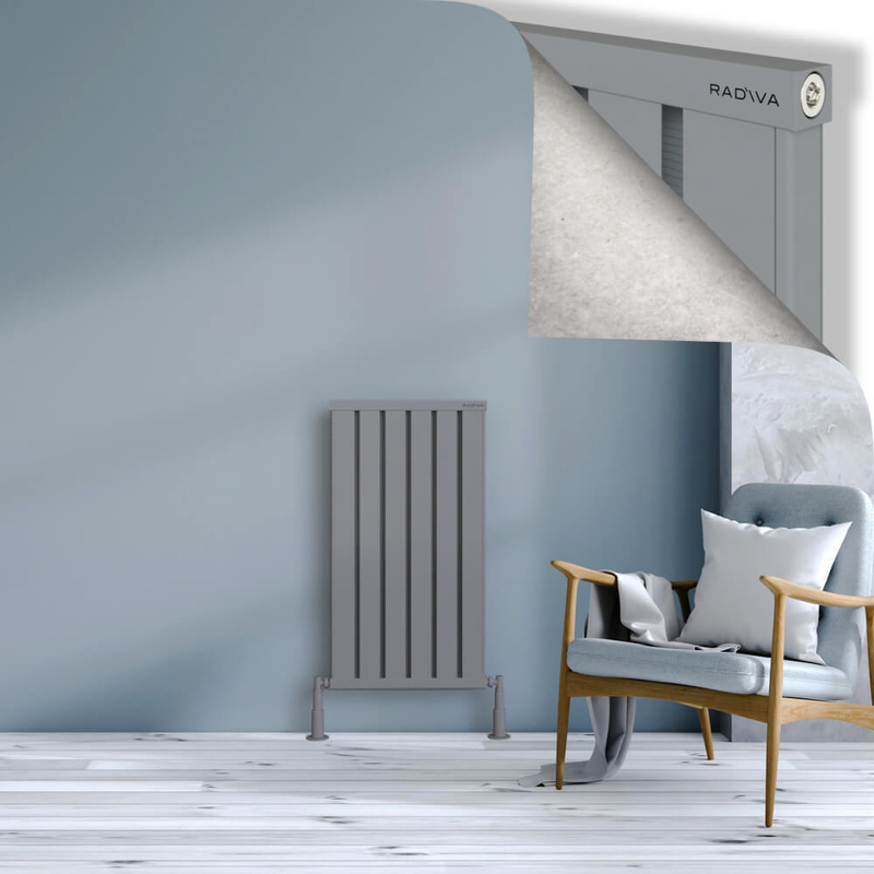 Obi Dekoratif Alüminyum Radyatör 900x484 Gri