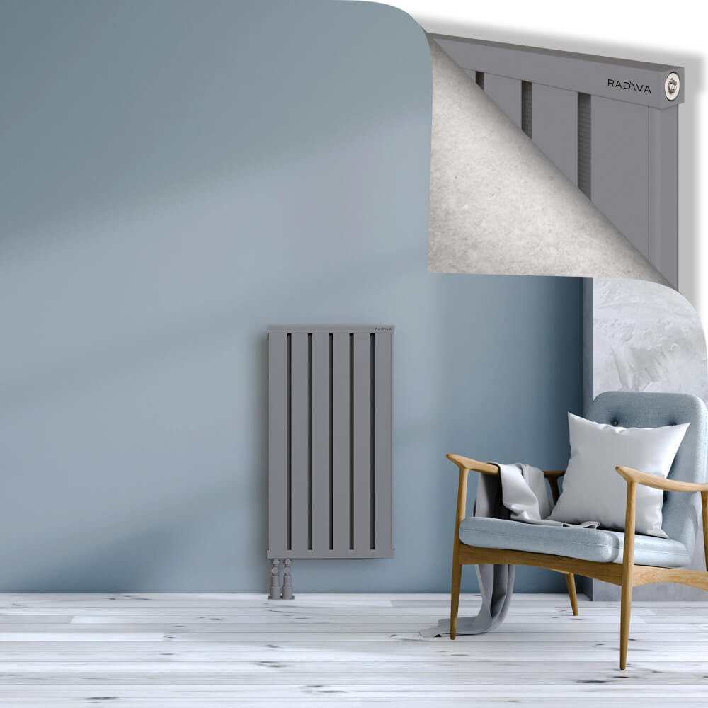 Obi Dekoratif Alüminyum Radyatör 900x484 Gri - 4