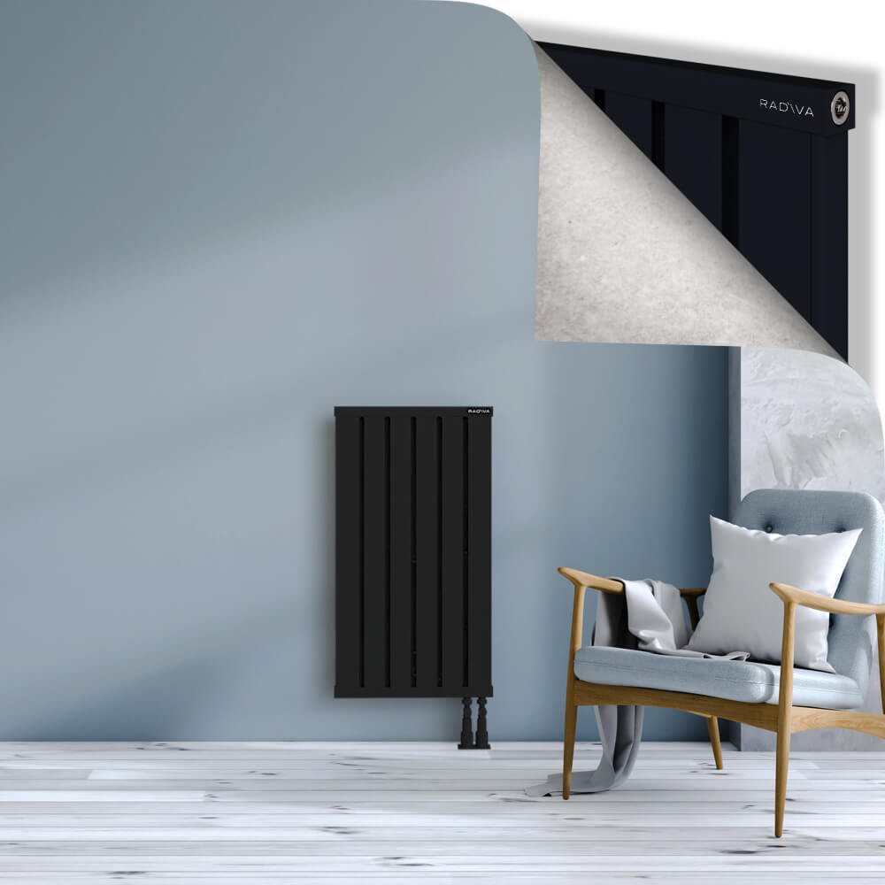 Obi Dekoratif Alüminyum Radyatör 900x484 Siyah - 3