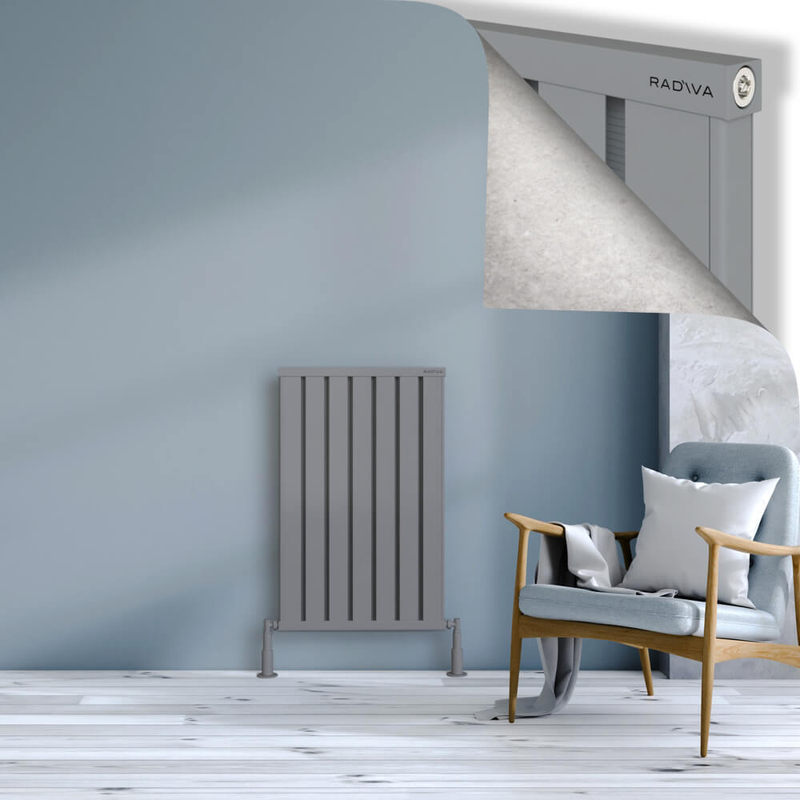Obi Dekoratif Alüminyum Radyatör 900x564 Gri