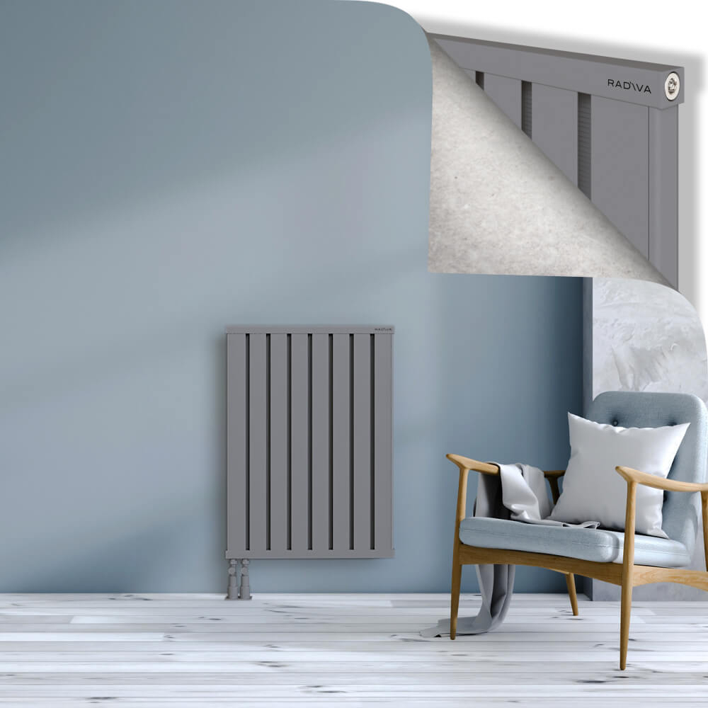 Obi Dekoratif Alüminyum Radyatör 900x644 Gri - 4