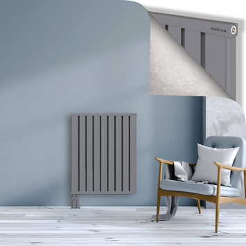 Obi Dekoratif Alüminyum Radyatör 900x724 Gri Alt Sol 50mm