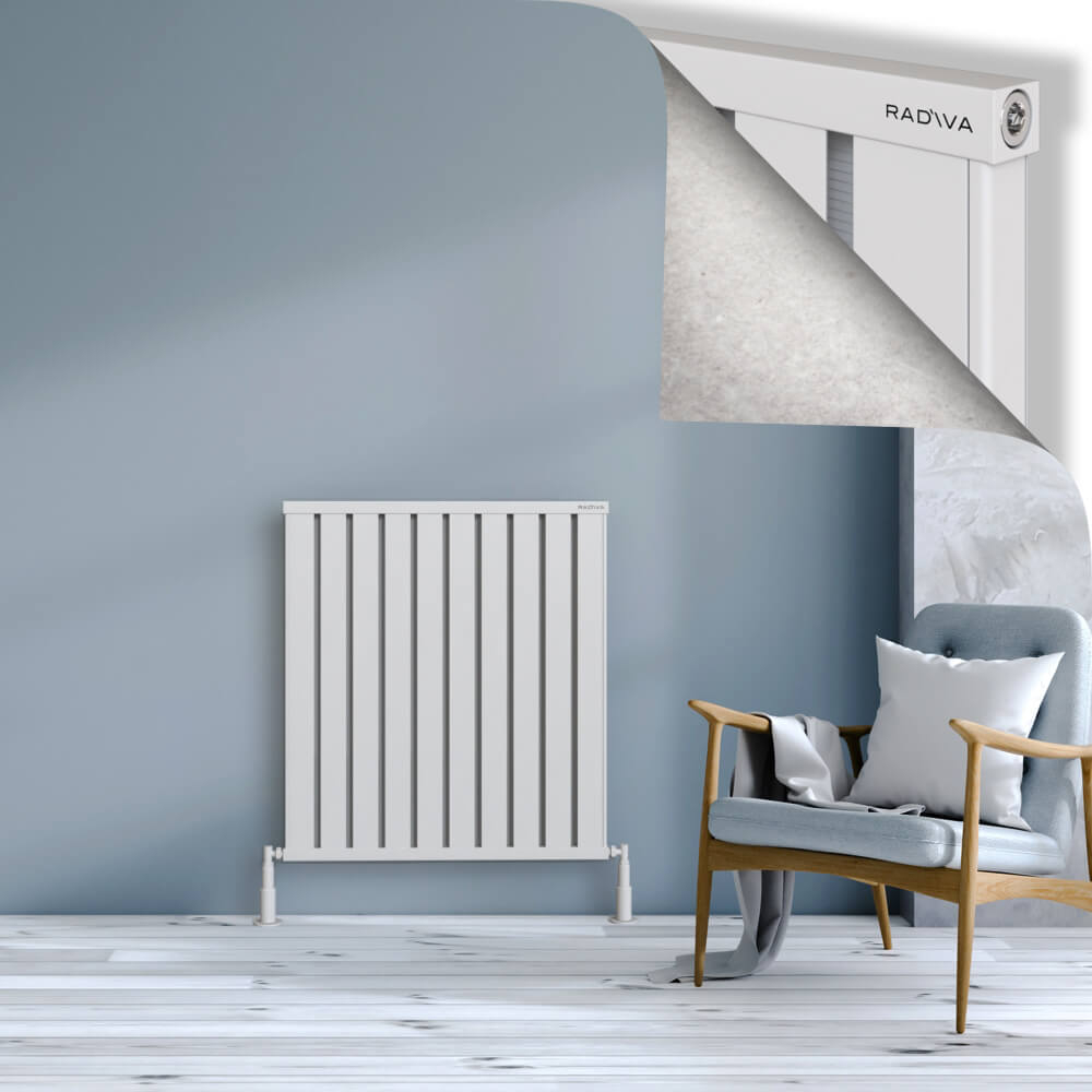 Obi Dekoratif Alüminyum Radyatör 900x804 Beyaz - 1