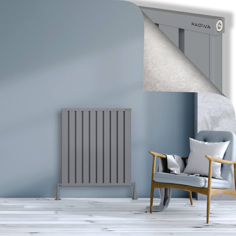 Obi Dekoratif Alüminyum Radyatör 900x804 Gri 