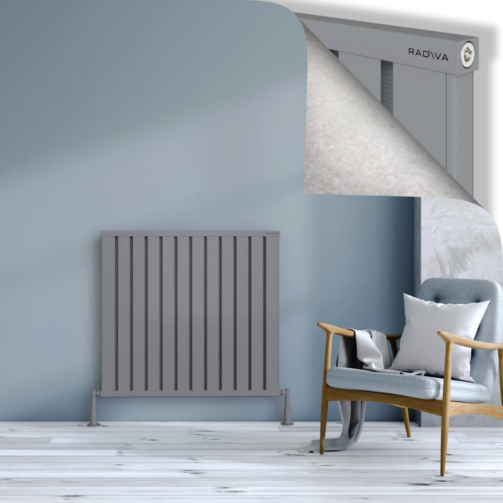 Obi Dekoratif Alüminyum Radyatör 900x964 Gri - 1