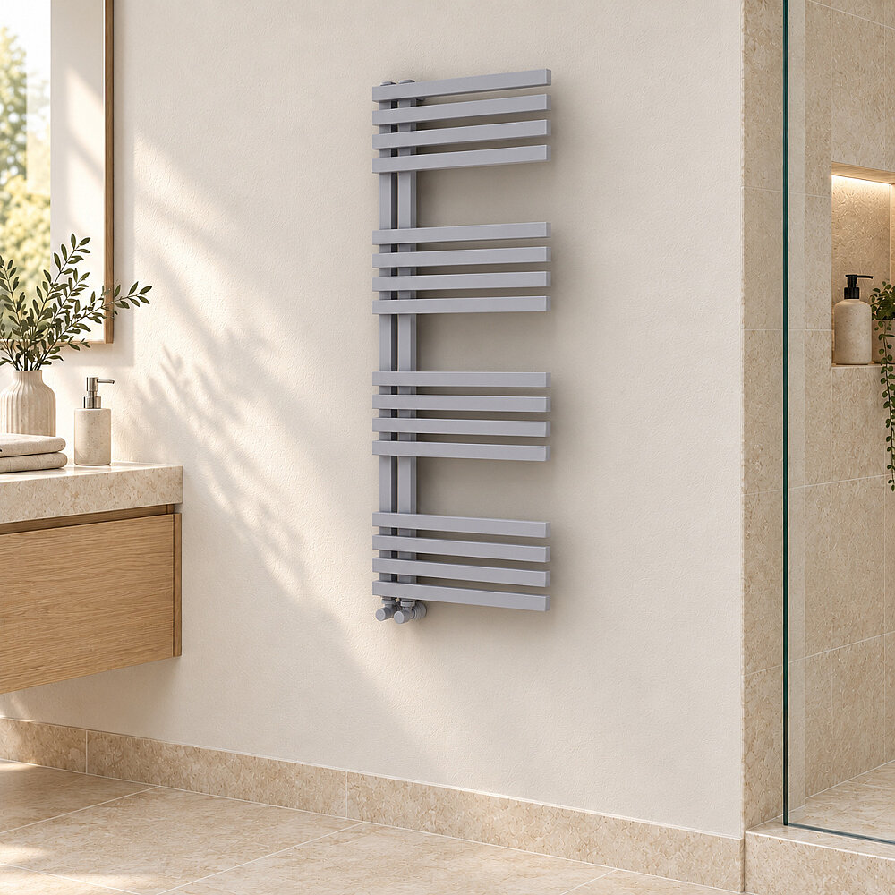 Oka Decorative Towel Rail 500x1200 Grey - 1