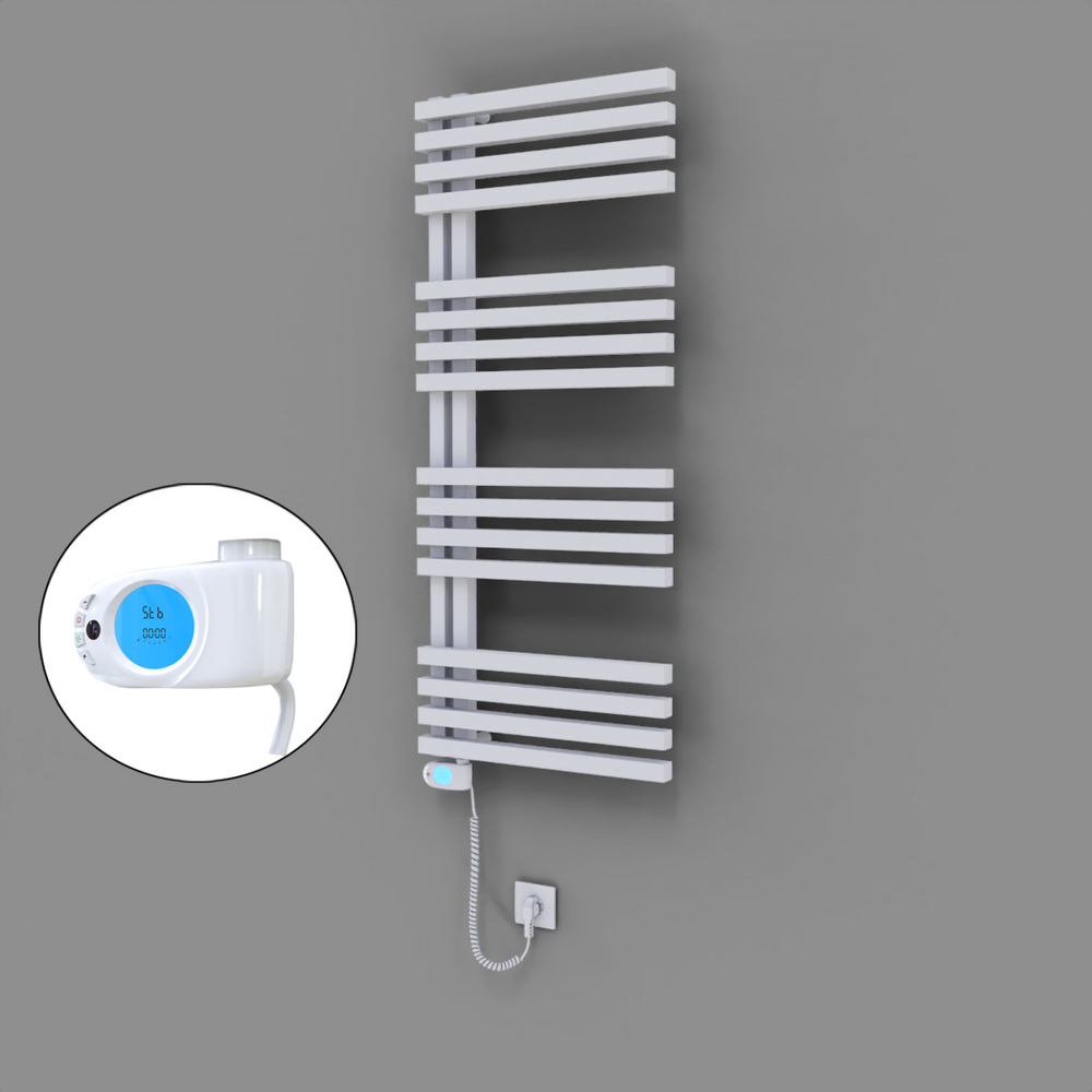 Oka Dekoratif Elektrikli Havlupan 500x1200 Beyaz (Musa Termostat) 600W - 1