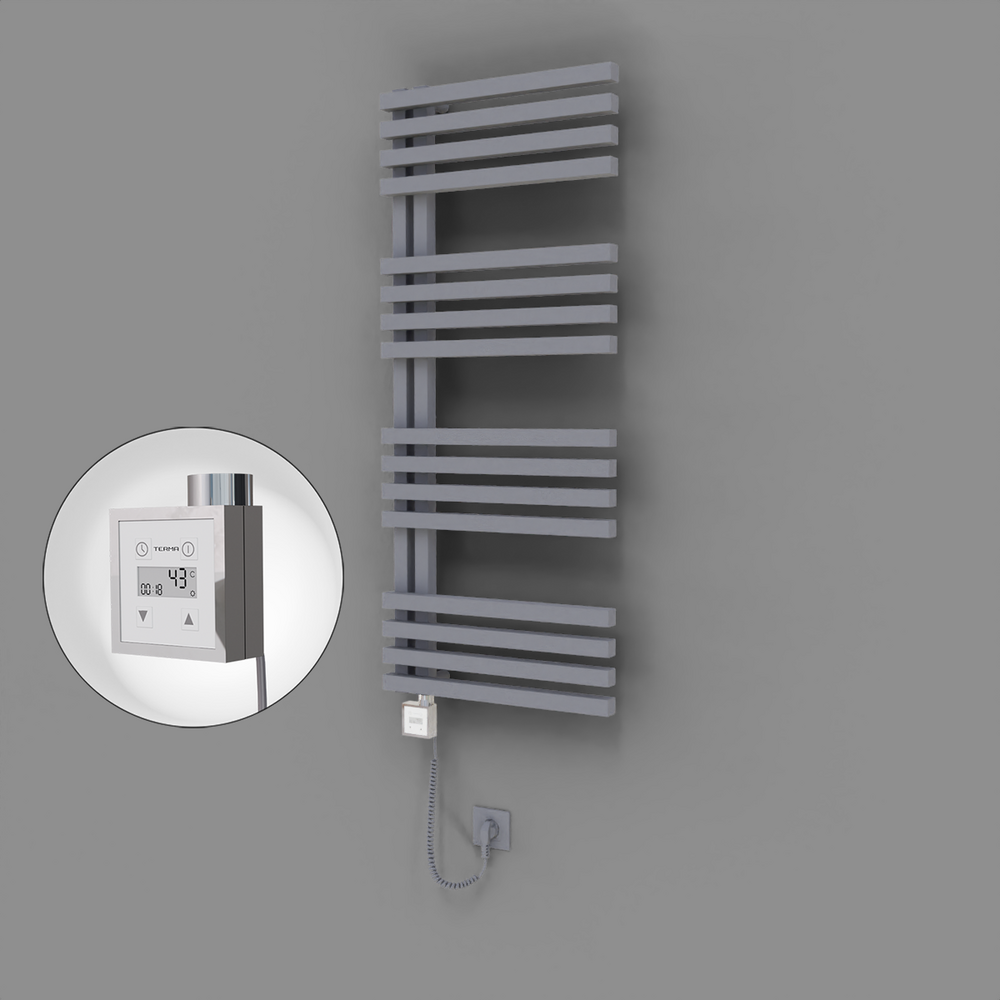 Oka Dekoratif Elektrikli Havlupan 500x1200 Gri (KTX3 Termostat) 600W Spiral Kablolu - 1
