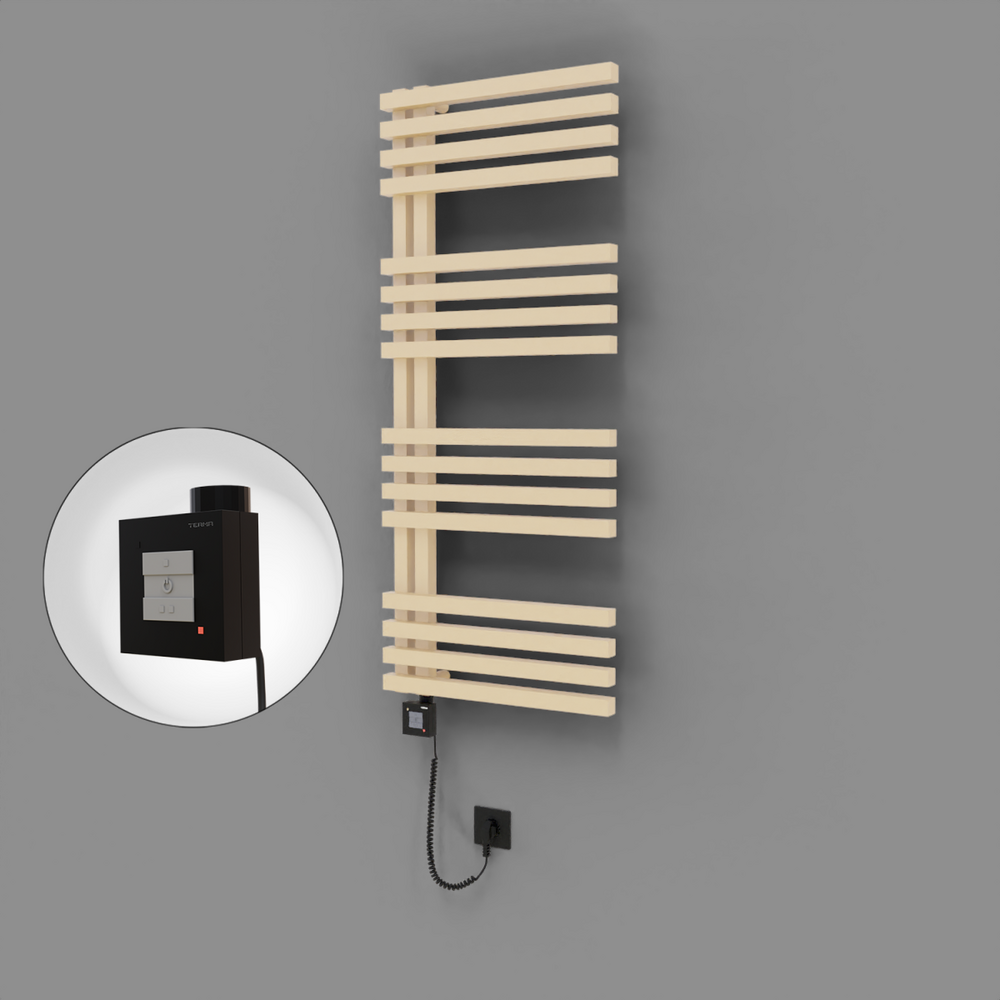Oka Dekoratif Elektrikli Havlupan 500x1200 Kapuçino (KTX1 Termostat) 600W Spiral Kablolu - 1