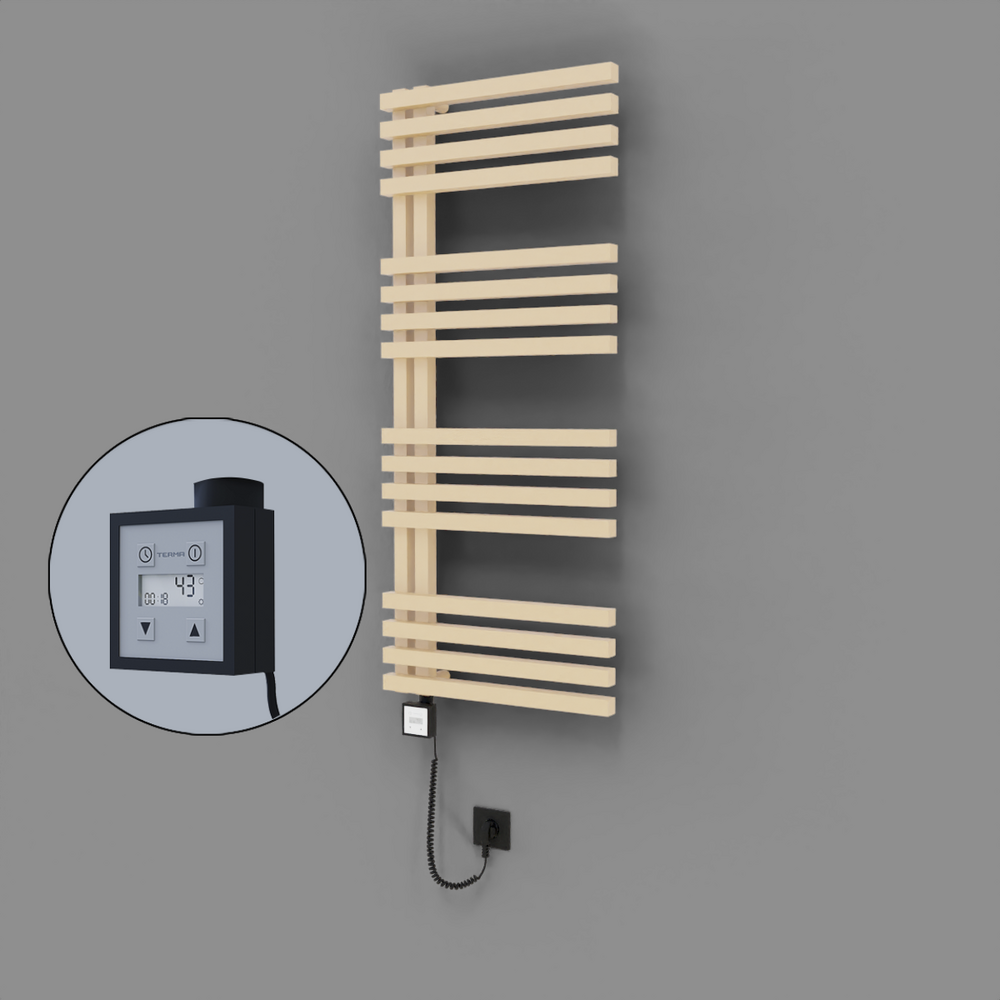 Oka Dekoratif Elektrikli Havlupan 500x1200 Kapuçino (KTX3 Termostat) 600W Spiral Kablolu - 1
