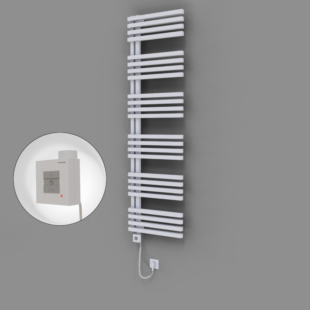 Oka Dekoratif Elektrikli Havlupan 500x1800 Beyaz (KTX1 Termostat) 1000W Spiral Kablolu - 1