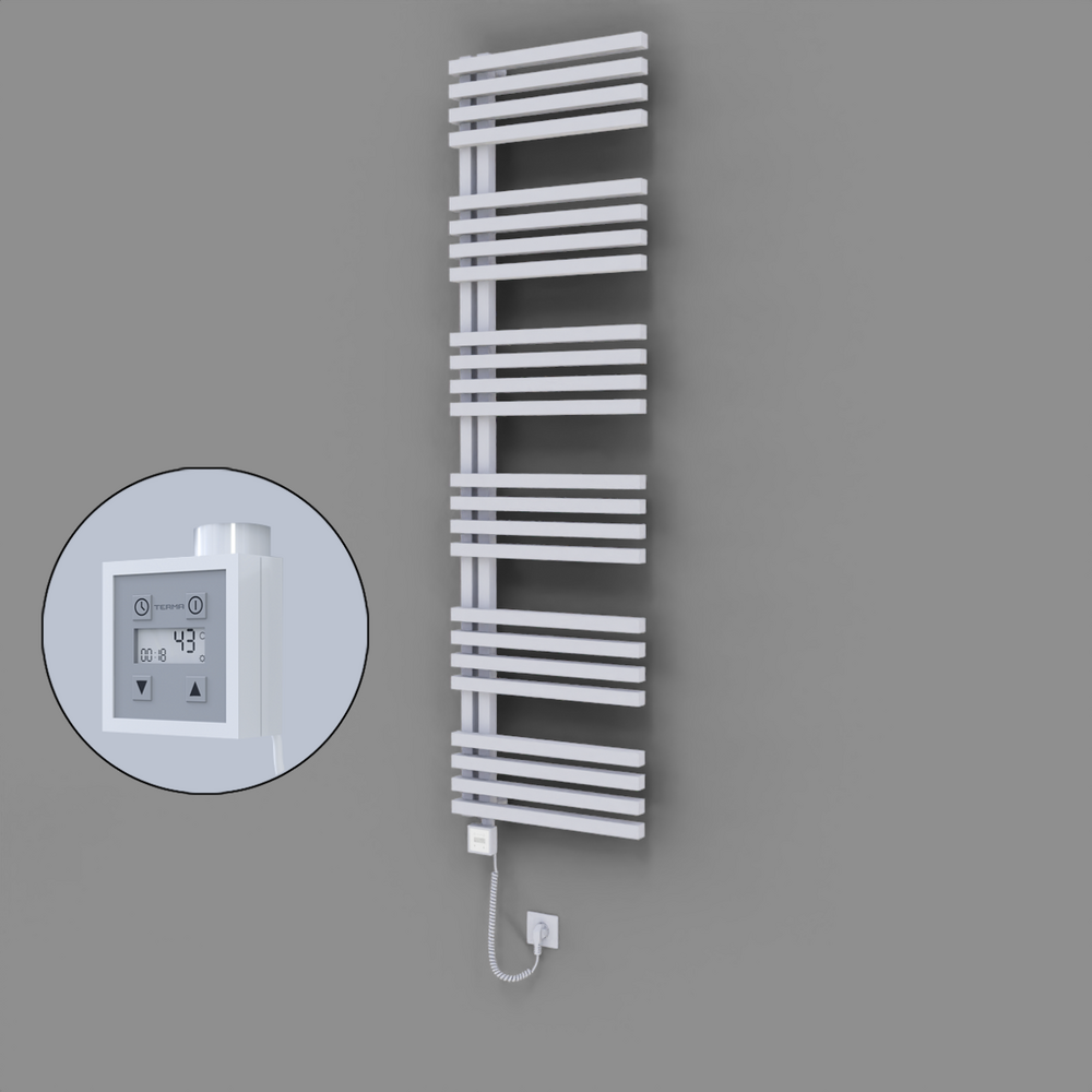 Oka Dekoratif Elektrikli Havlupan 500x1800 Beyaz (KTX3 Termostat) 1000W Spiral Kablolu - 1
