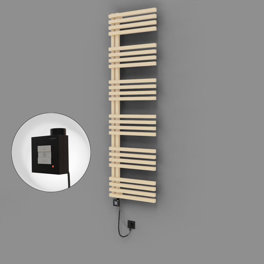 Oka Dekoratif Elektrikli Havlupan 500x1800 Kapuçino (KTX1 Termostat) 1000W Spiral Kablolu - 1