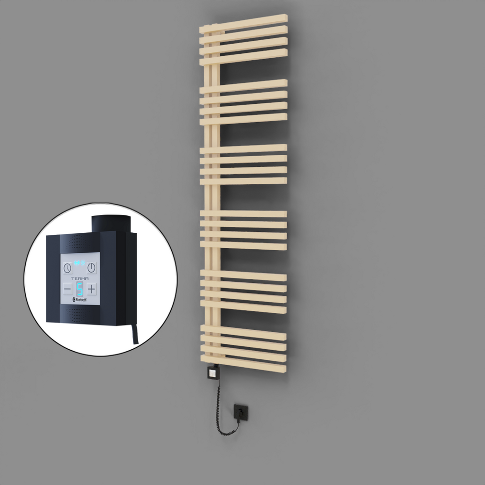 Oka Dekoratif Elektrikli Havlupan 500x1800 Kapuçino (KTX4 Termostat) 1000W Spiral Kablolu - 1