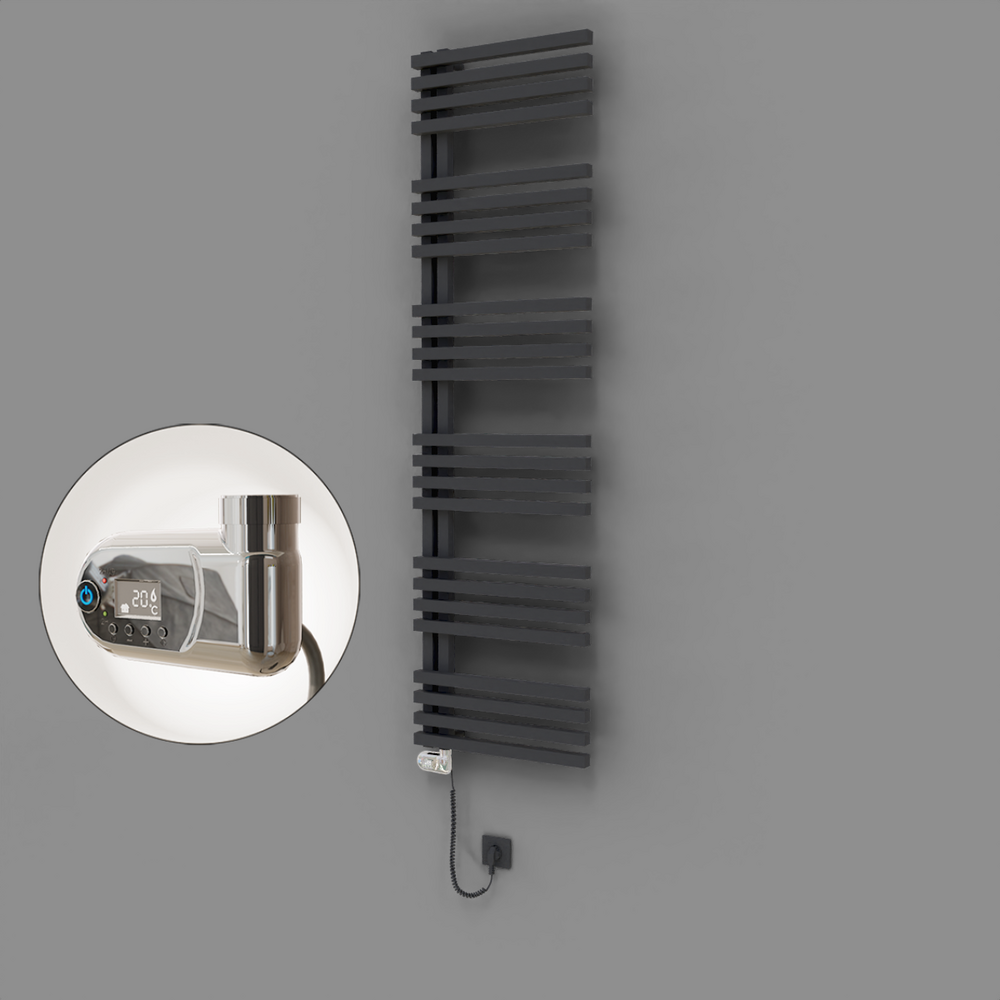 Oka Dekoratif Elektrikli Havlupan 500x1800 Koyu Antrasit (Thesis Termostat) 900W - 1
