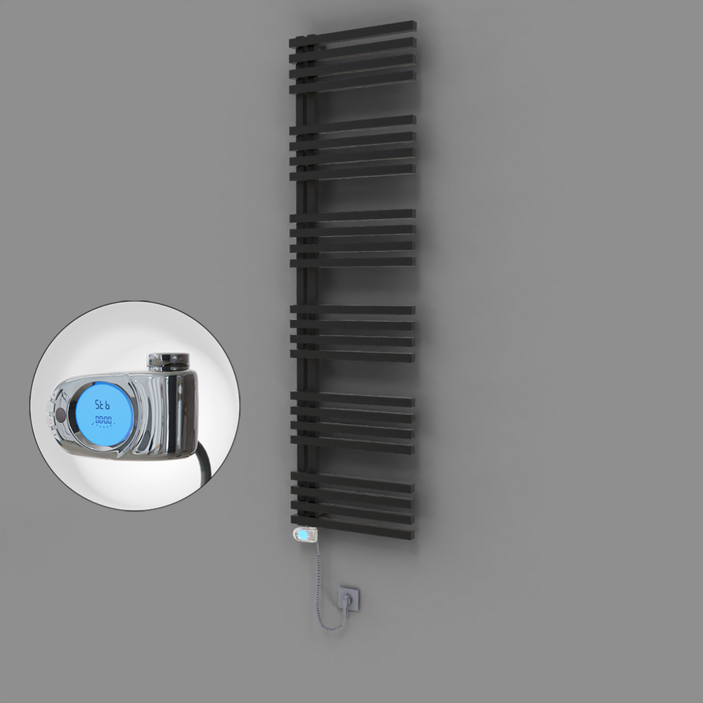 Oka Dekoratif Elektrikli Havlupan 500x1800 Siyah (Musa Termostat) 900W - 1