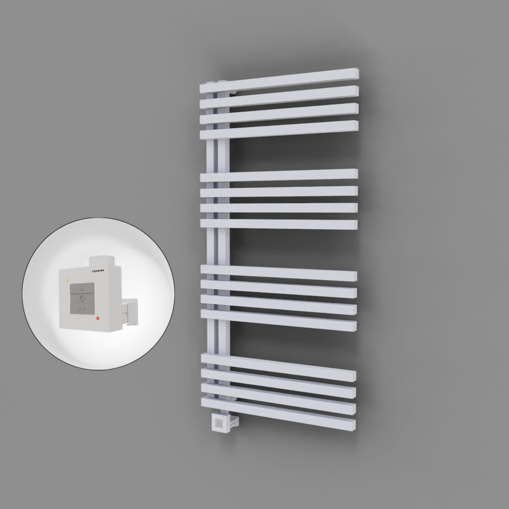 Oka Dekoratif Elektrikli Havlupan 600x1200 Beyaz (KTX1 Termostat) 600W - 1