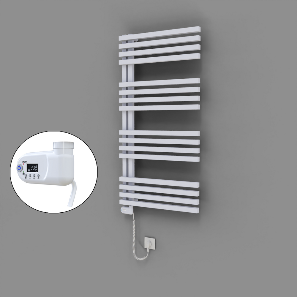 Oka Dekoratif Elektrikli Havlupan 600x1200 Beyaz (Thesis Termostat) 600W - 1