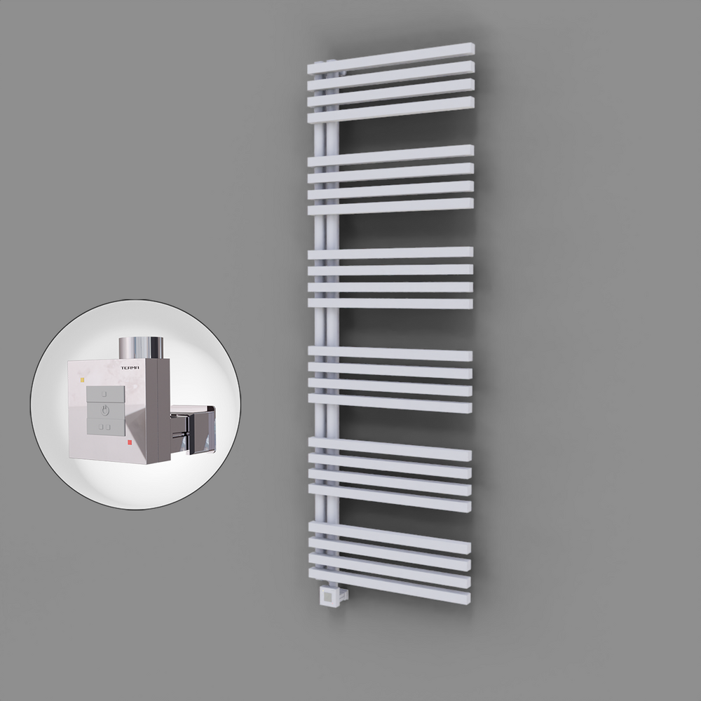 Oka Dekoratif Elektrikli Havlupan 600x1800 Beyaz (KTX1 Termostat) 1000W - 1