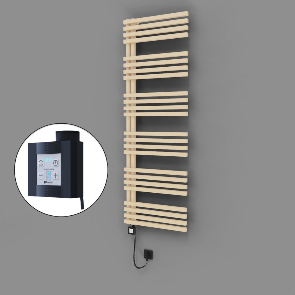 Oka Dekoratif Elektrikli Havlupan 600x1800 Kapuçino (KTX4 Termostat) 1000W Spiral Kablolu - 1