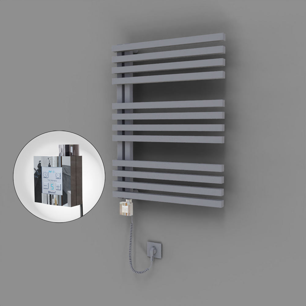 Oka Dekoratif Elektrikli Havlupan 600x800 Gri (KTX4 Termostat) 600W Spiral Kablolu - 1