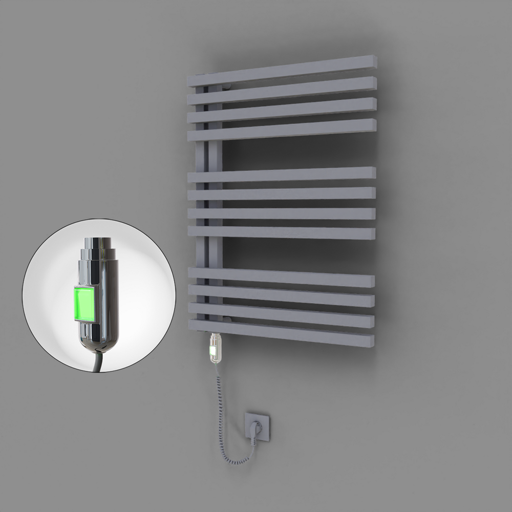 Oka Dekoratif Elektrikli Havlupan 600x800 Gri (On/Off Düğmeli) 600W - 1