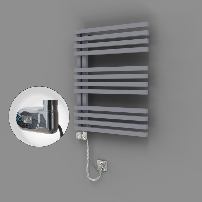 Oka Dekoratif Elektrikli Havlupan 600x800 Gri (Thesis Termostat) 600W 