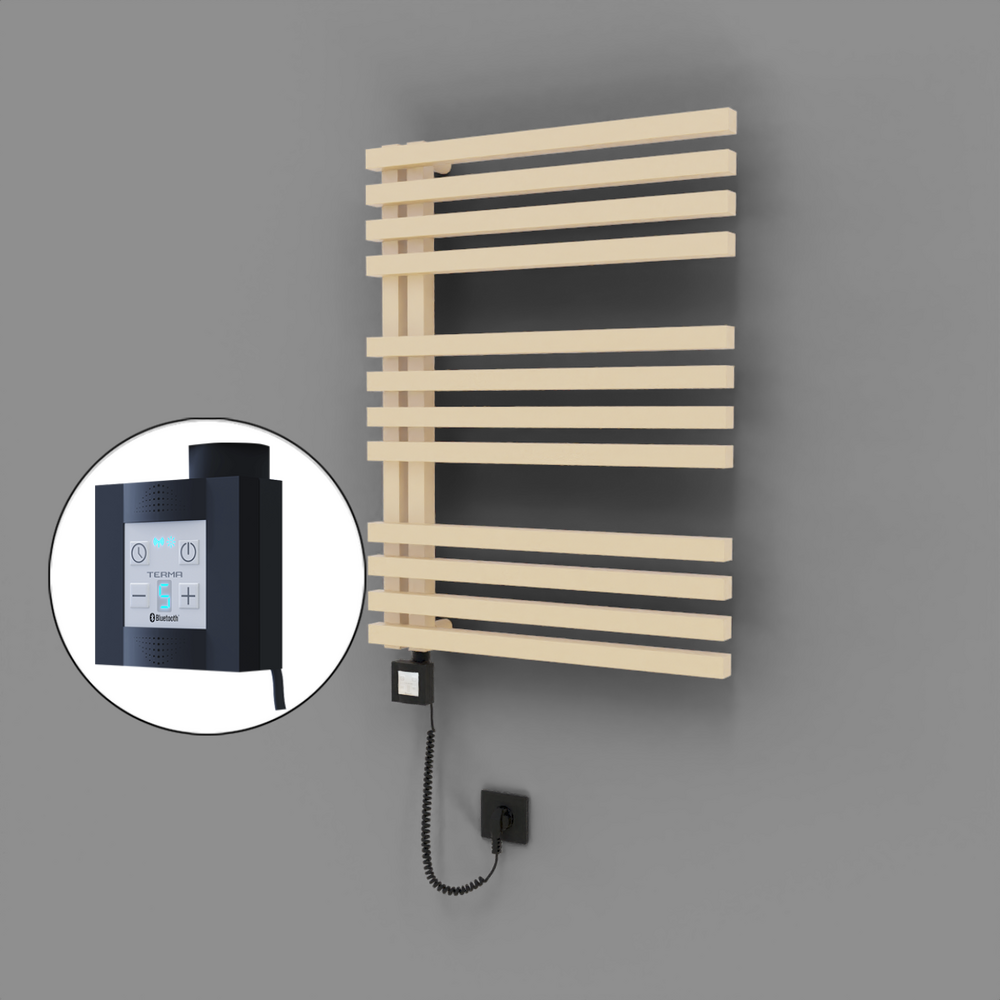 Oka Dekoratif Elektrikli Havlupan 600x800 Kapuçino (KTX4 Termostat) 600W Spiral Kablolu - 1