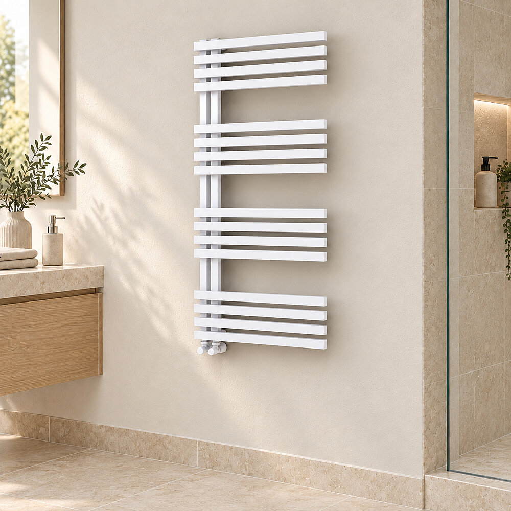 Oka Sèche-serviettes Décoratif 600x1200 Blanc - 1
