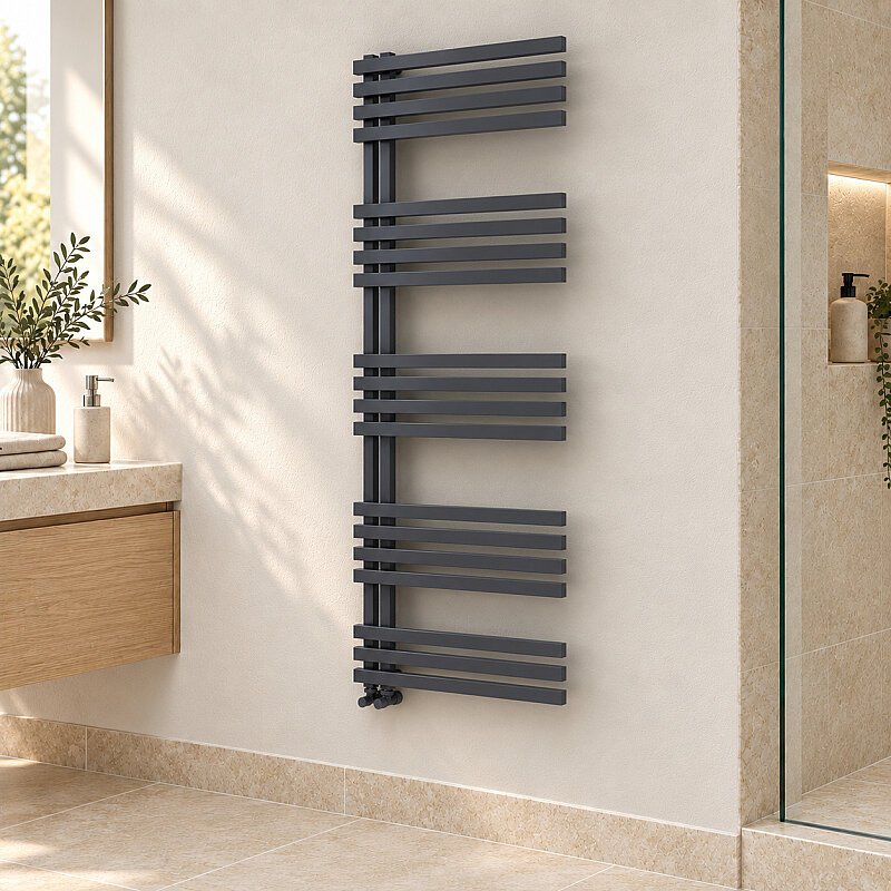 Oka Sèche-serviettes Décoratif 600x1800 Anthracite Foncé