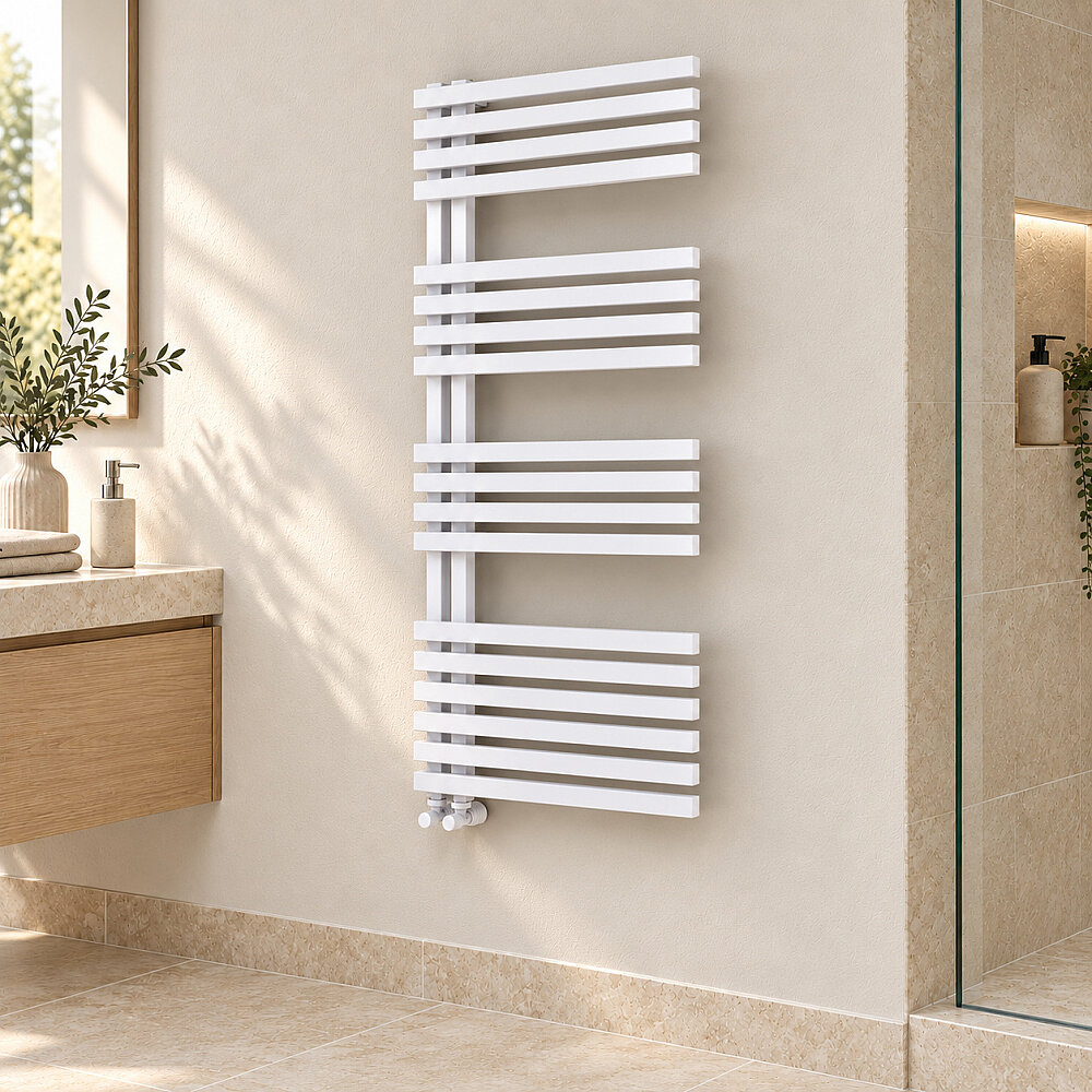 Oka Sèche-serviettes Décoratif 600x1800 Blanc - 1