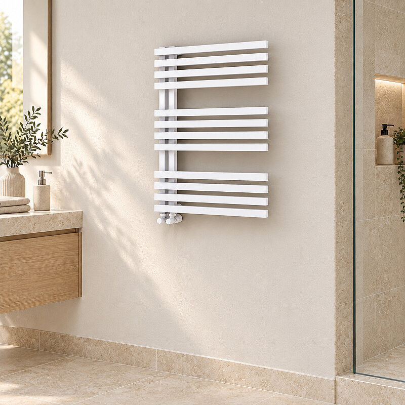 Oka Sèche-serviettes Décoratif 600x800 Blanc