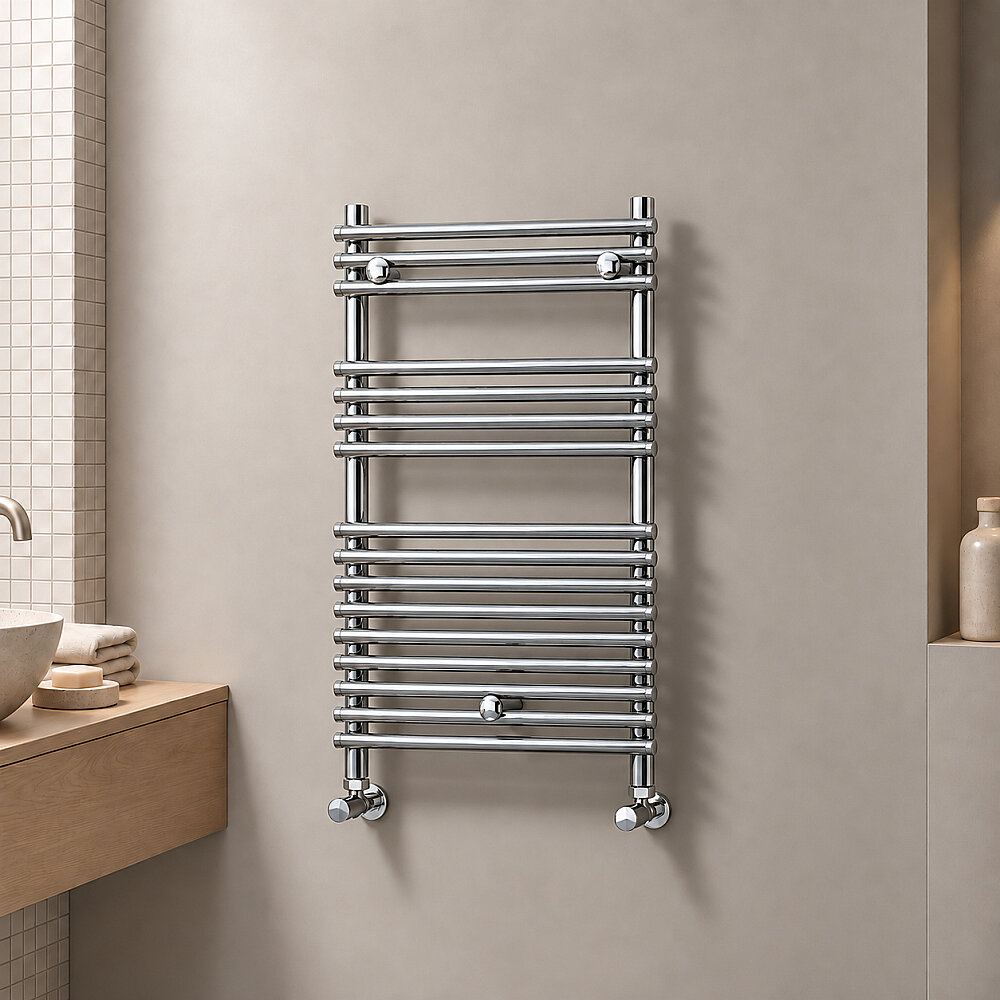Olib Decorative Towel Rail 500x800 Chrome - 1